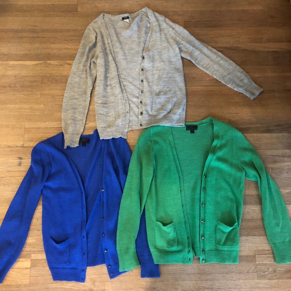 J Crew Alpaca blend cardigan